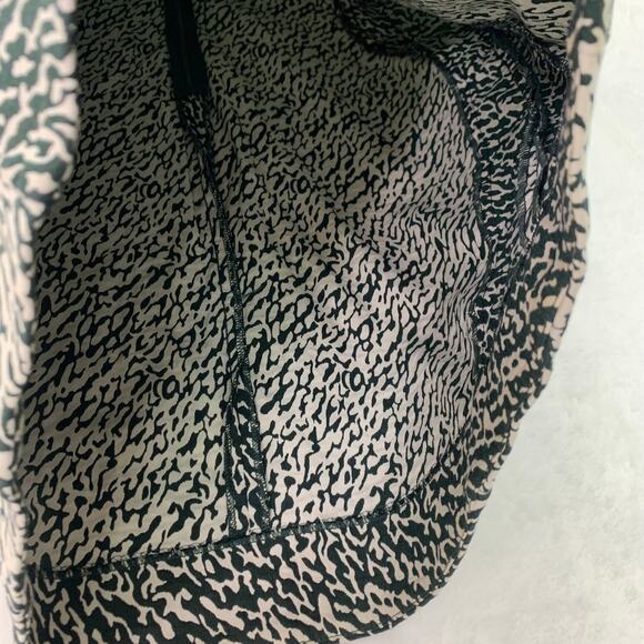 Diane von Furstenberg Size XS Pele Snake Wave Jacquard Green Shift Dress READ - Picture 16 of 16